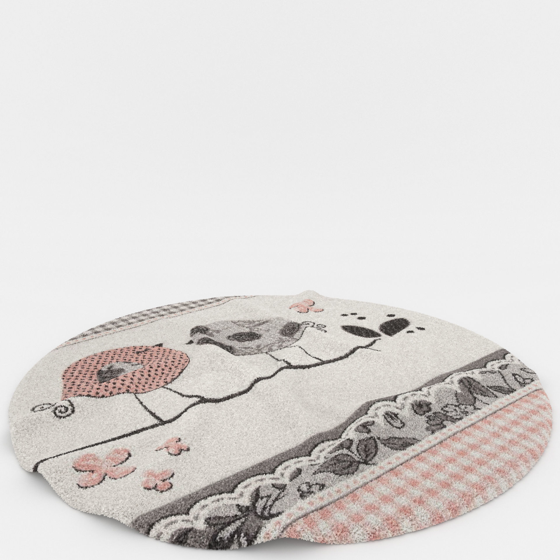 Rugs No 557 Low-poly 3D model_7