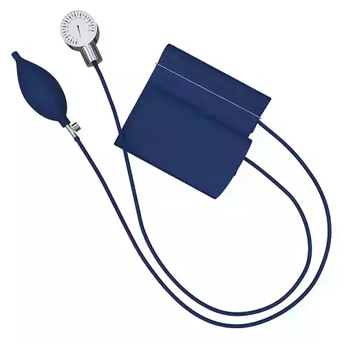 Medical check up tools Low-poly 3D model