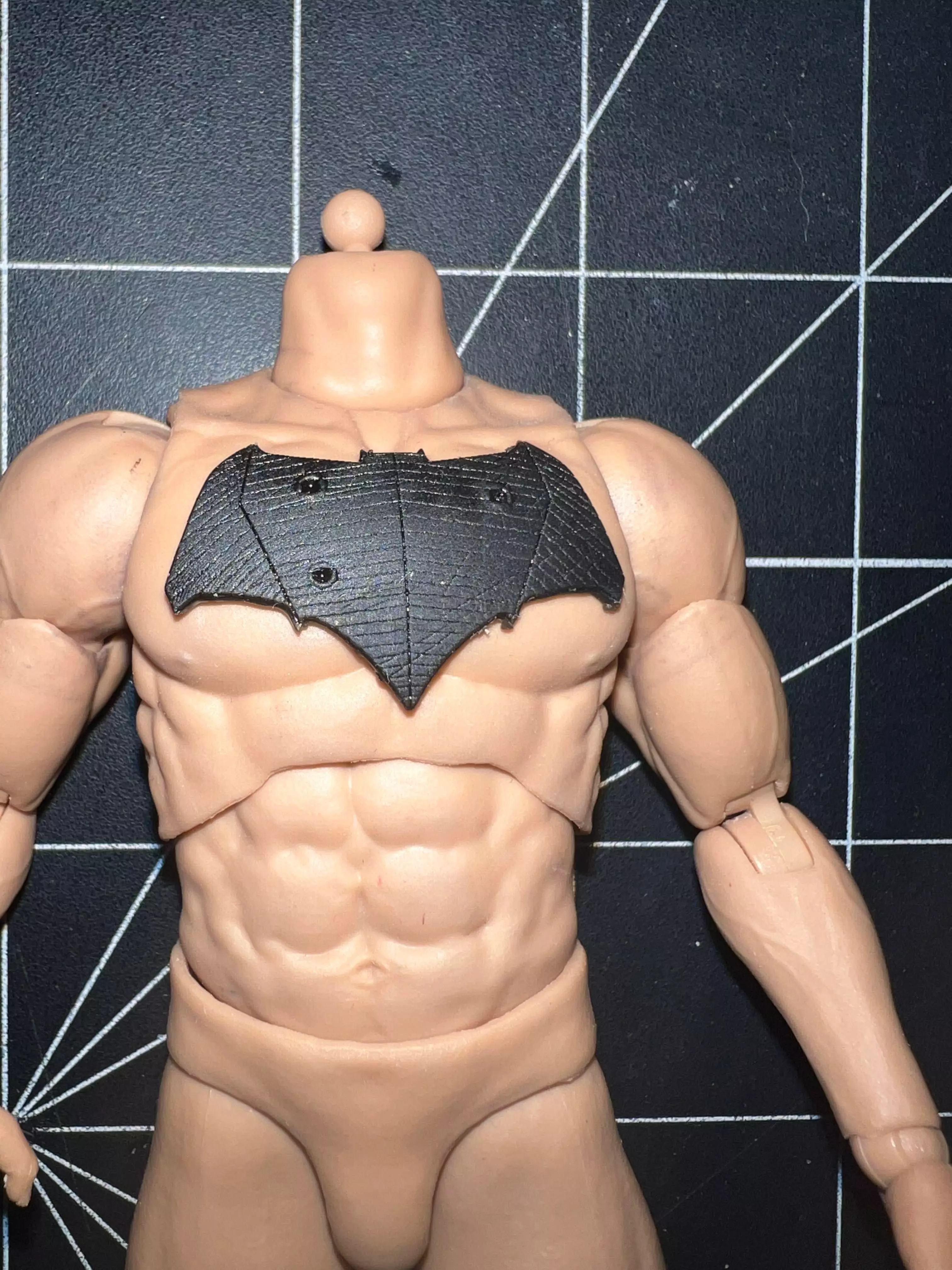 Justice League Batman Chest Emblems x2 3D print model_0