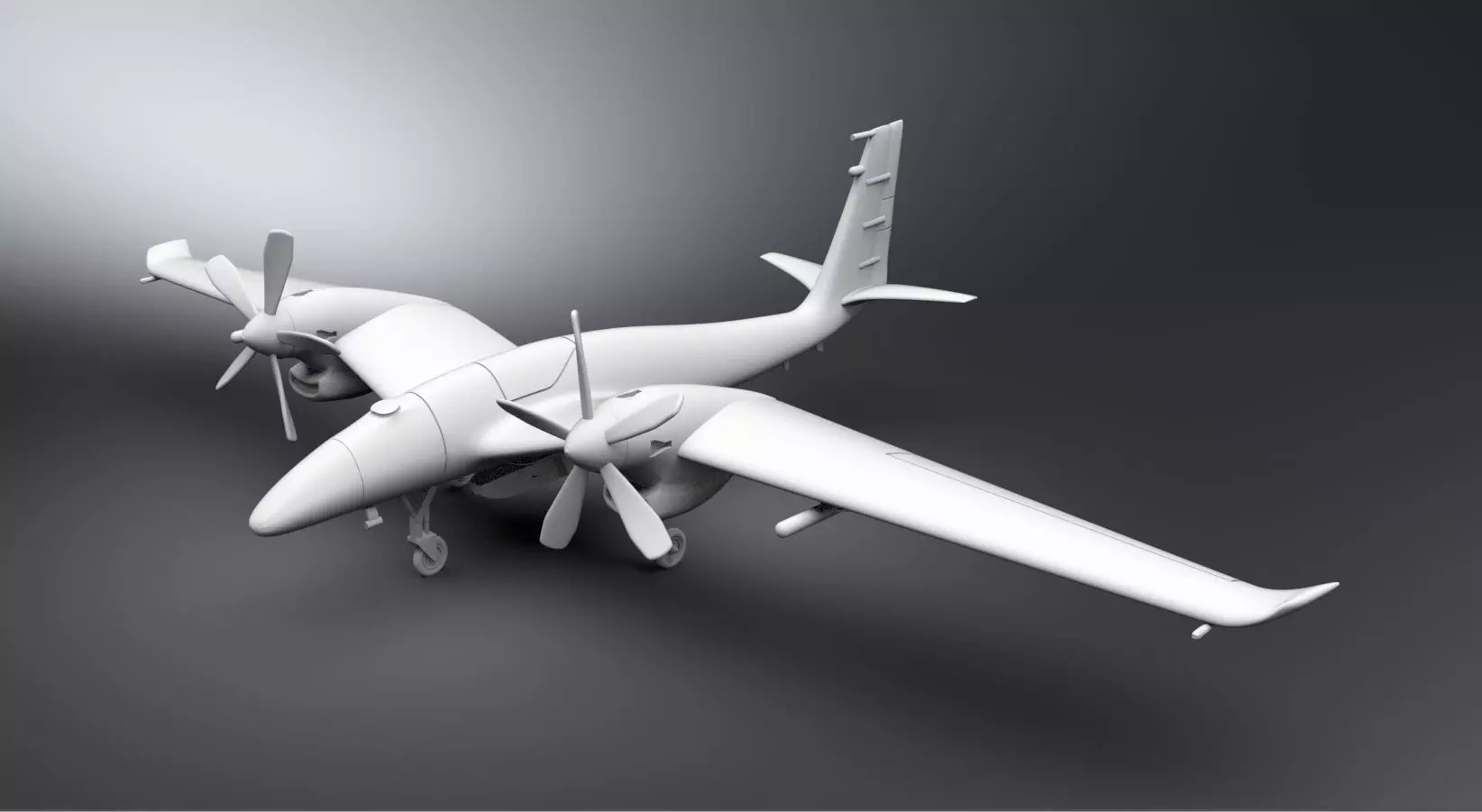 Bayraktar Akinci Scale model  3D print model_0