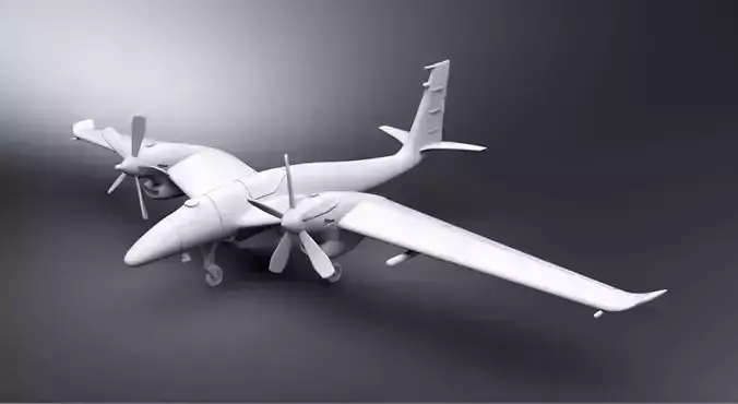 Bayraktar Akinci Scale model  3D print model