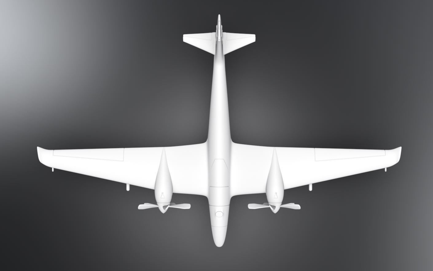 Bayraktar Akinci Scale model  3D print model_3