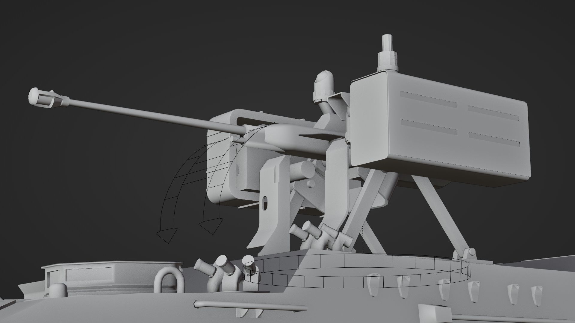 Pandur II 8x8 - Blender Asset Low-poly 3D model_20