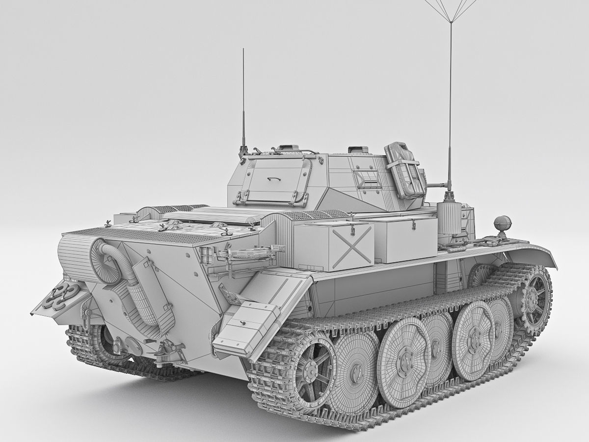 PzKpfw II Ausf L Luchs SdKfz123 3D model_15