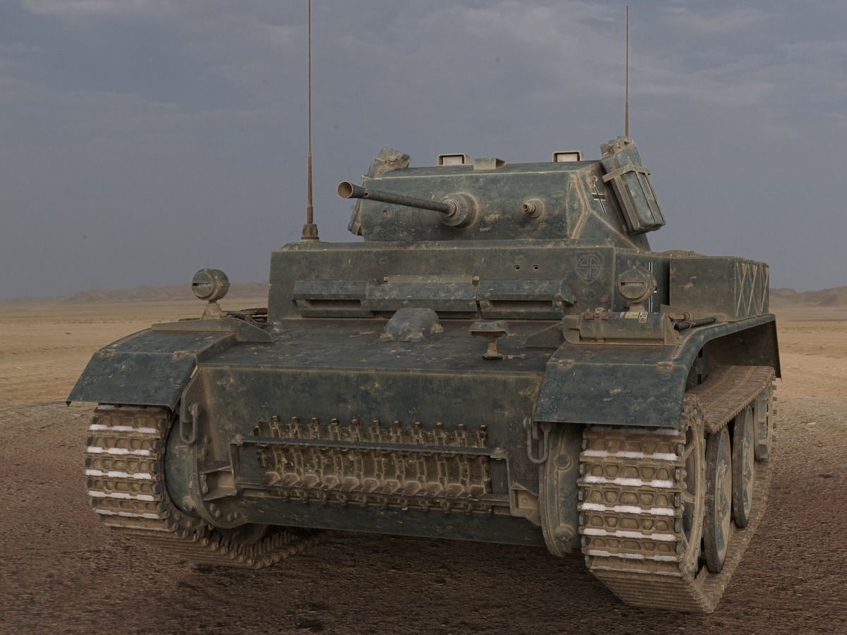 PzKpfw II Ausf L Luchs SdKfz123 3D model_11