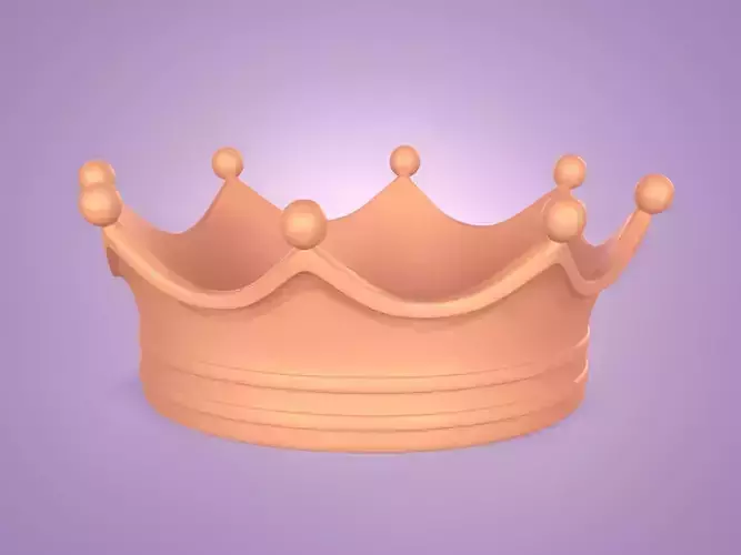 Royal Crown  Low-poly 3D model