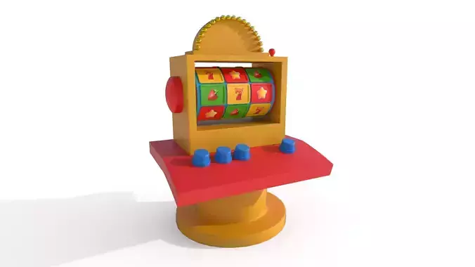 gambling slot machine 3D model 3D model