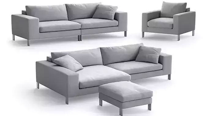 Modern Sofa Grey color