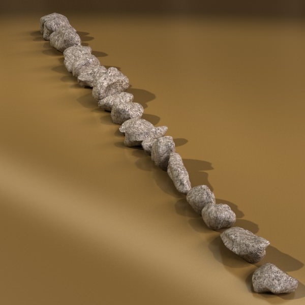 Stones 01 3D model_7