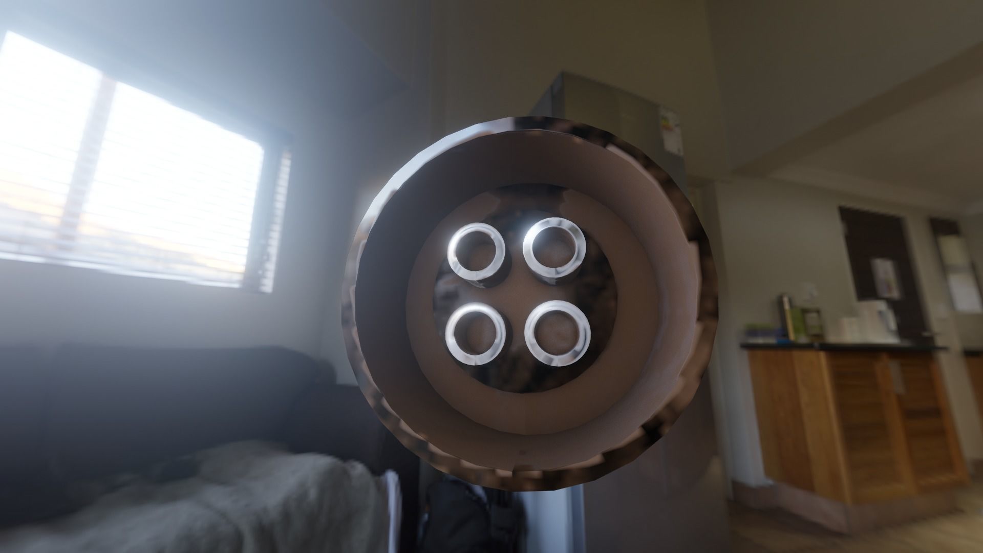 old power cord cable 220v Low-poly 3D model_6