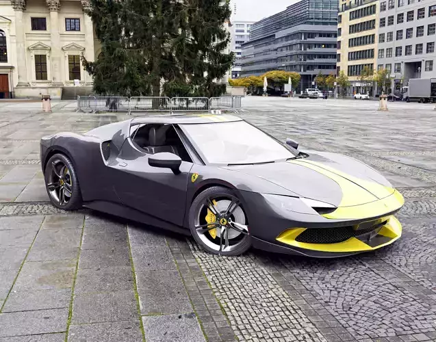 Ferrari 296 GTB 2022 3D model