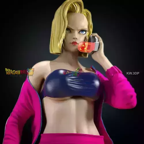 Android 18 dbz 3D print model