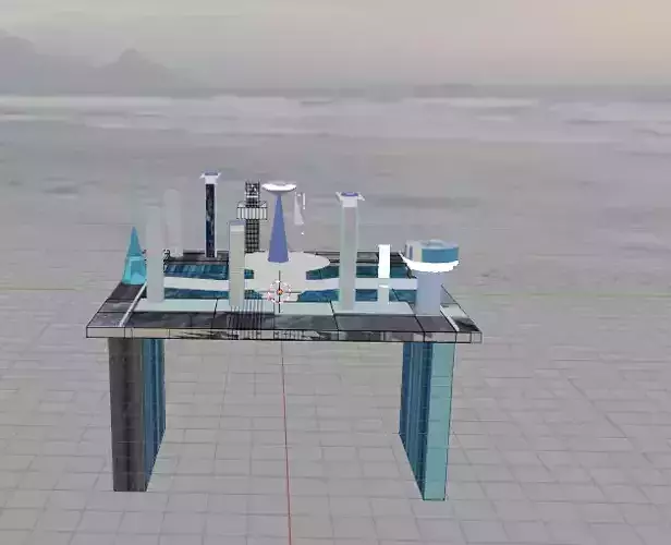 City of future 3D model