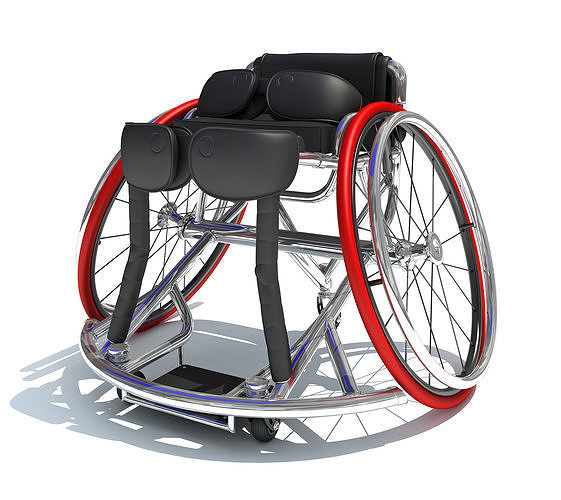 Sport Wheelchair 3D model