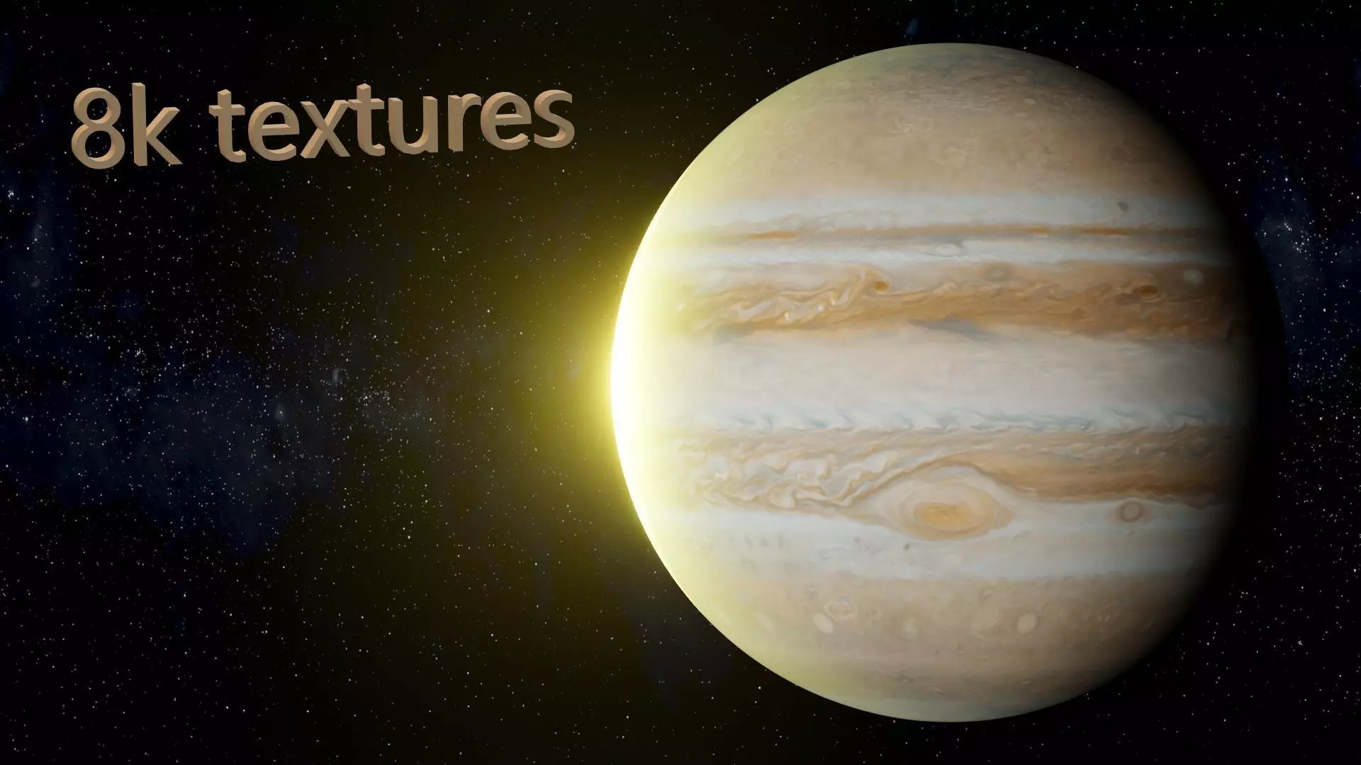 Planet Jupiter 3D model_0