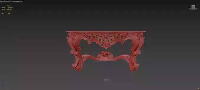 consol ornately carved table