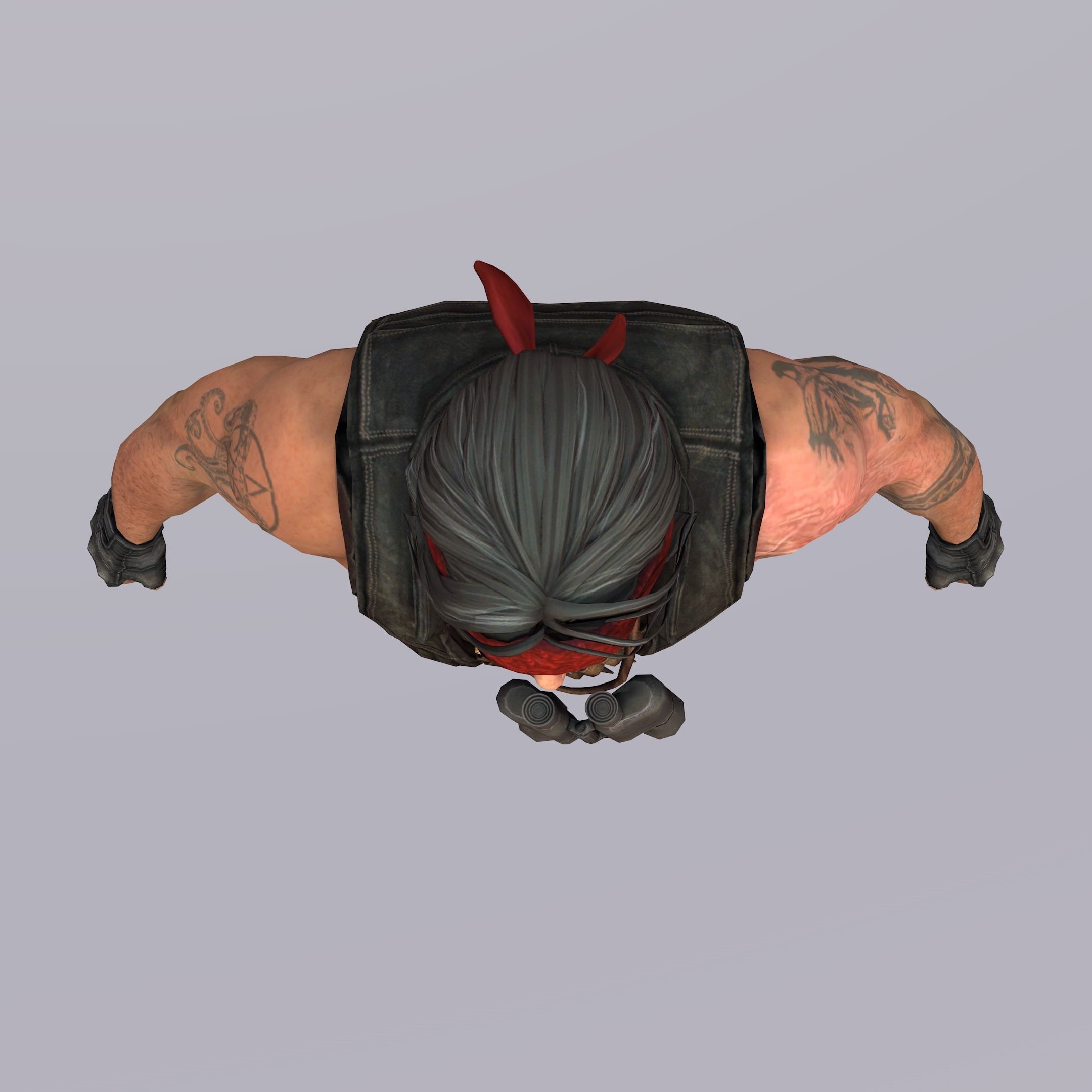 Agent from the game CSGO Cresswater Lean partisans 3D model_7