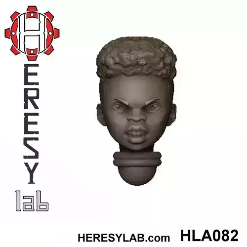 Heresylab - Female Sci-Fi heads for conversions SET 5 of 21