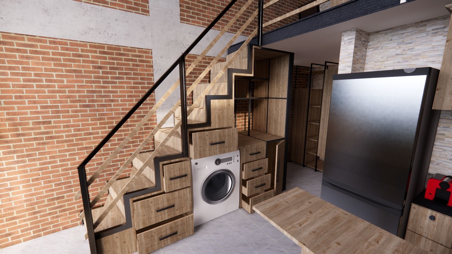 small house Free 3D model_9