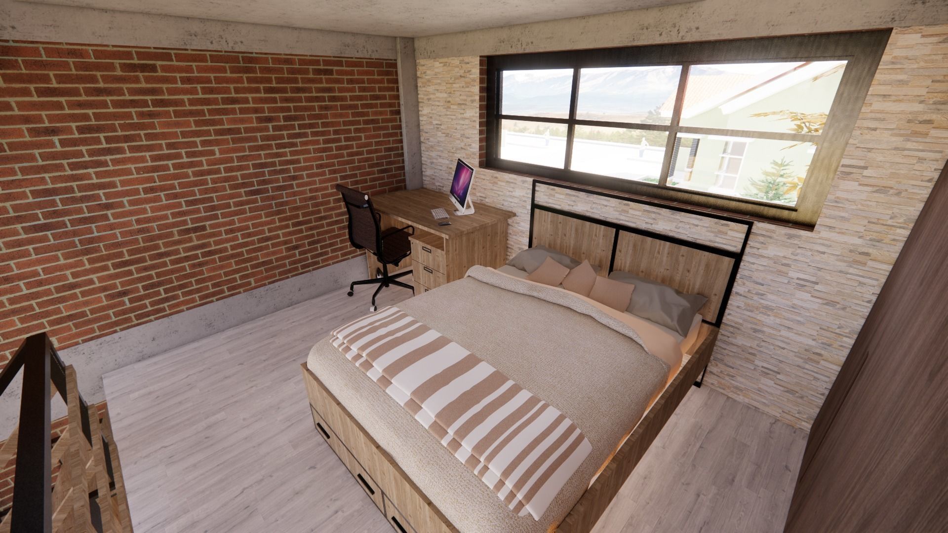 small house Free 3D model_4