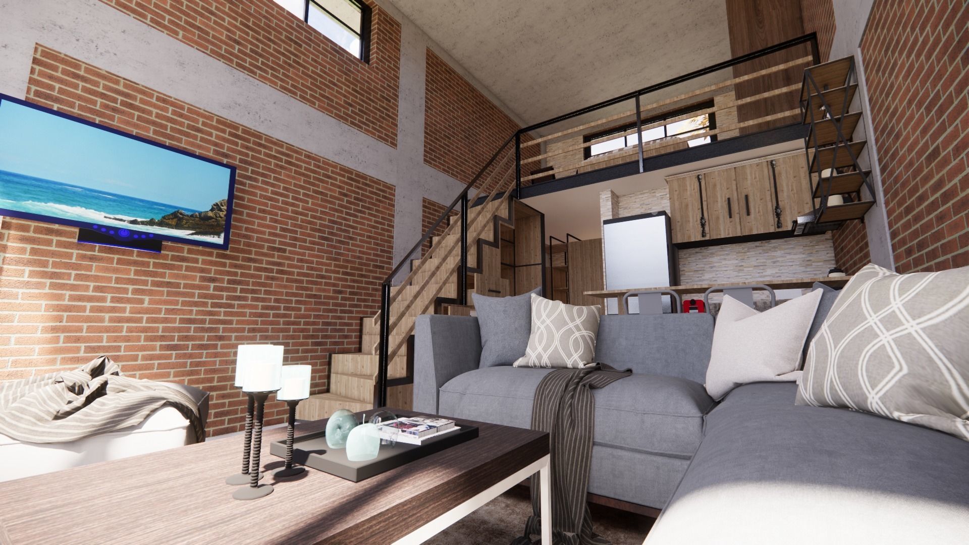 small house Free 3D model_8