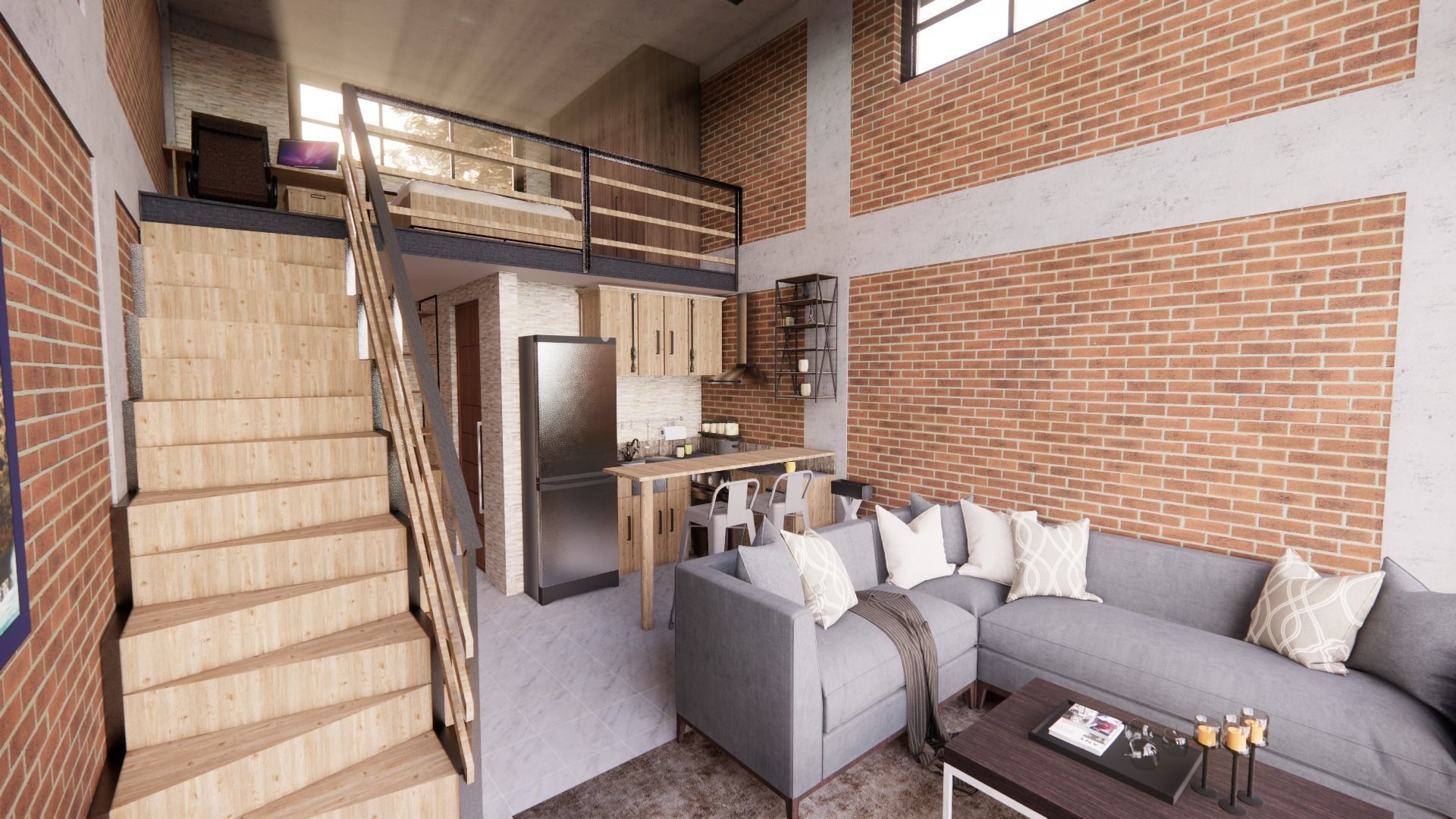 small house Free 3D model_1