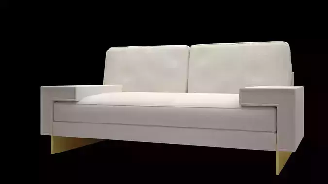 Two setter sofa 3D Model