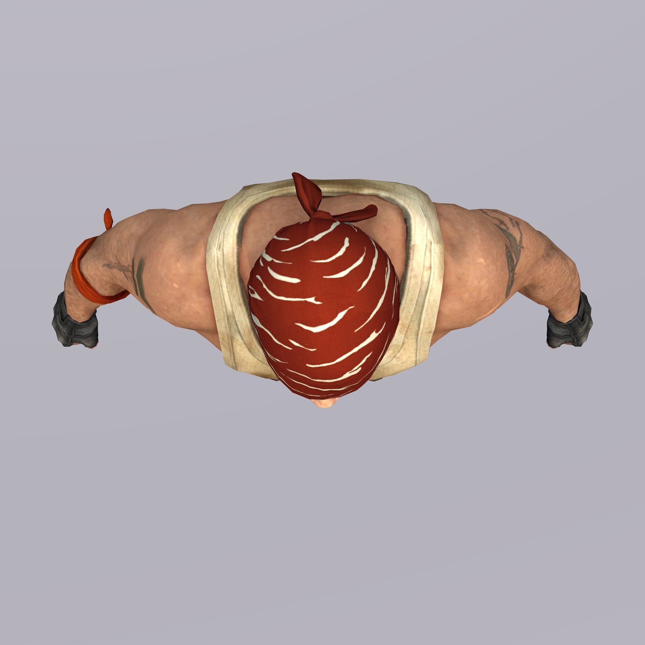 Agent from the game CSGO Overgrown Arno Partisans 3D model_7