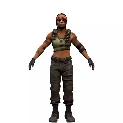 Agent from the game CSGO Vaipa  Partisans 3D model