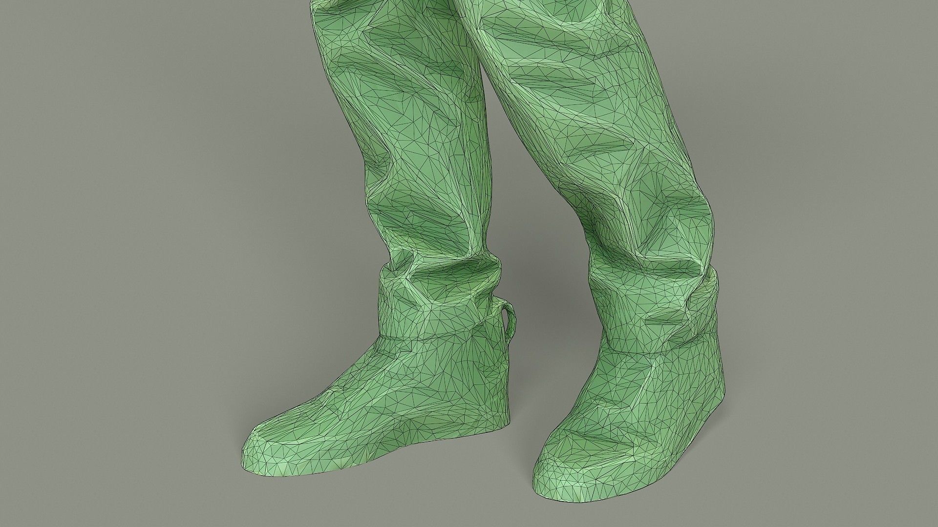 Greetings man in knitted vest 3D model_15