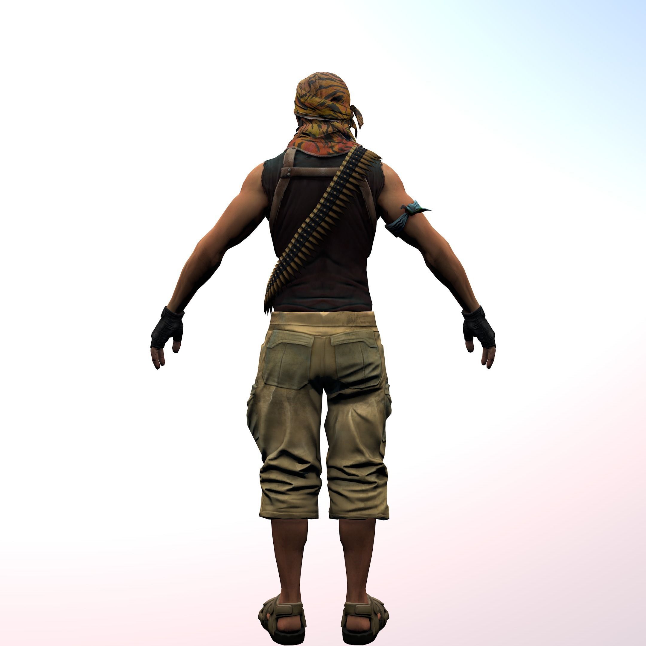 Agent from the game CSGO Hunter Aggressor 3D model_2