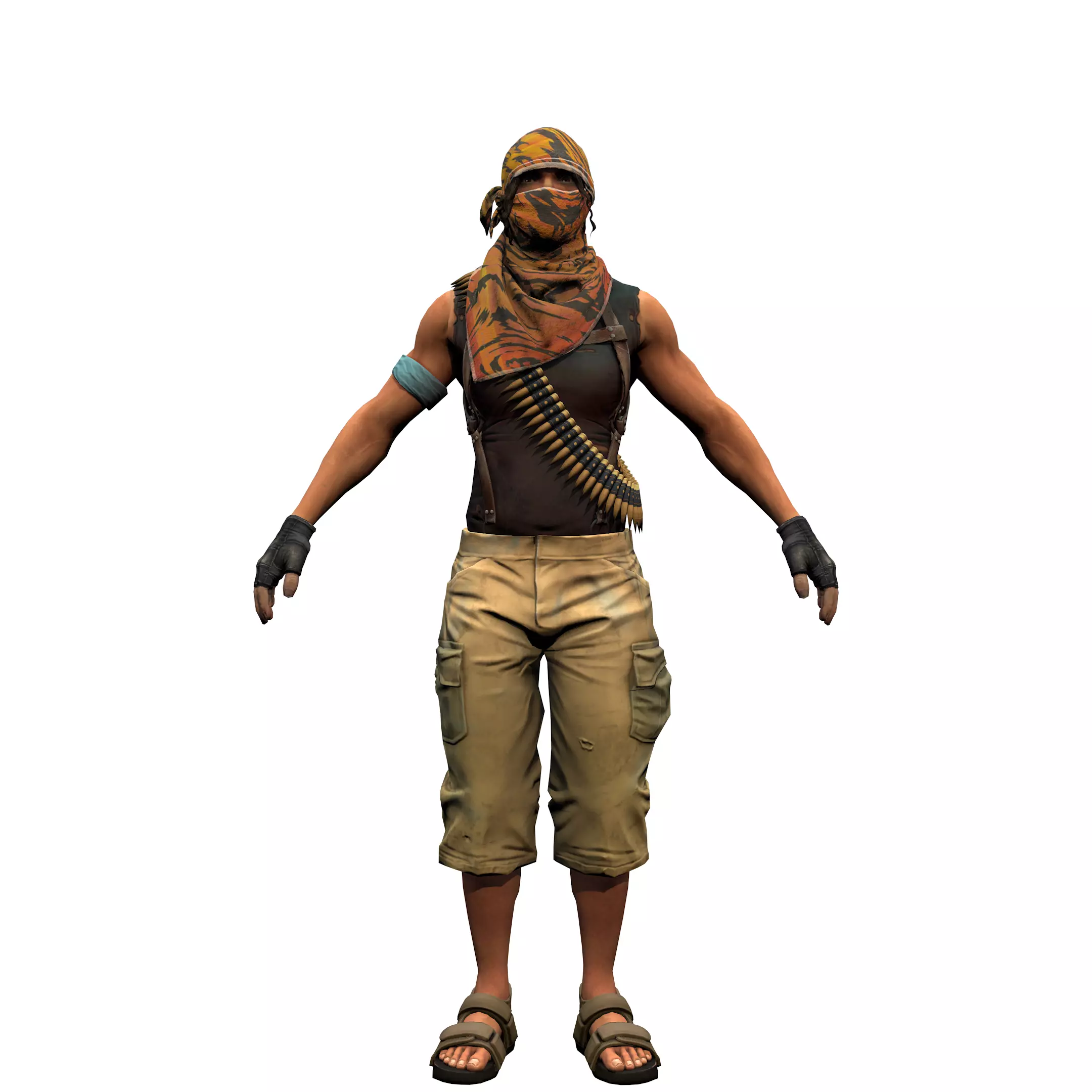 Agent from the game CSGO Hunter Aggressor 3D model_0
