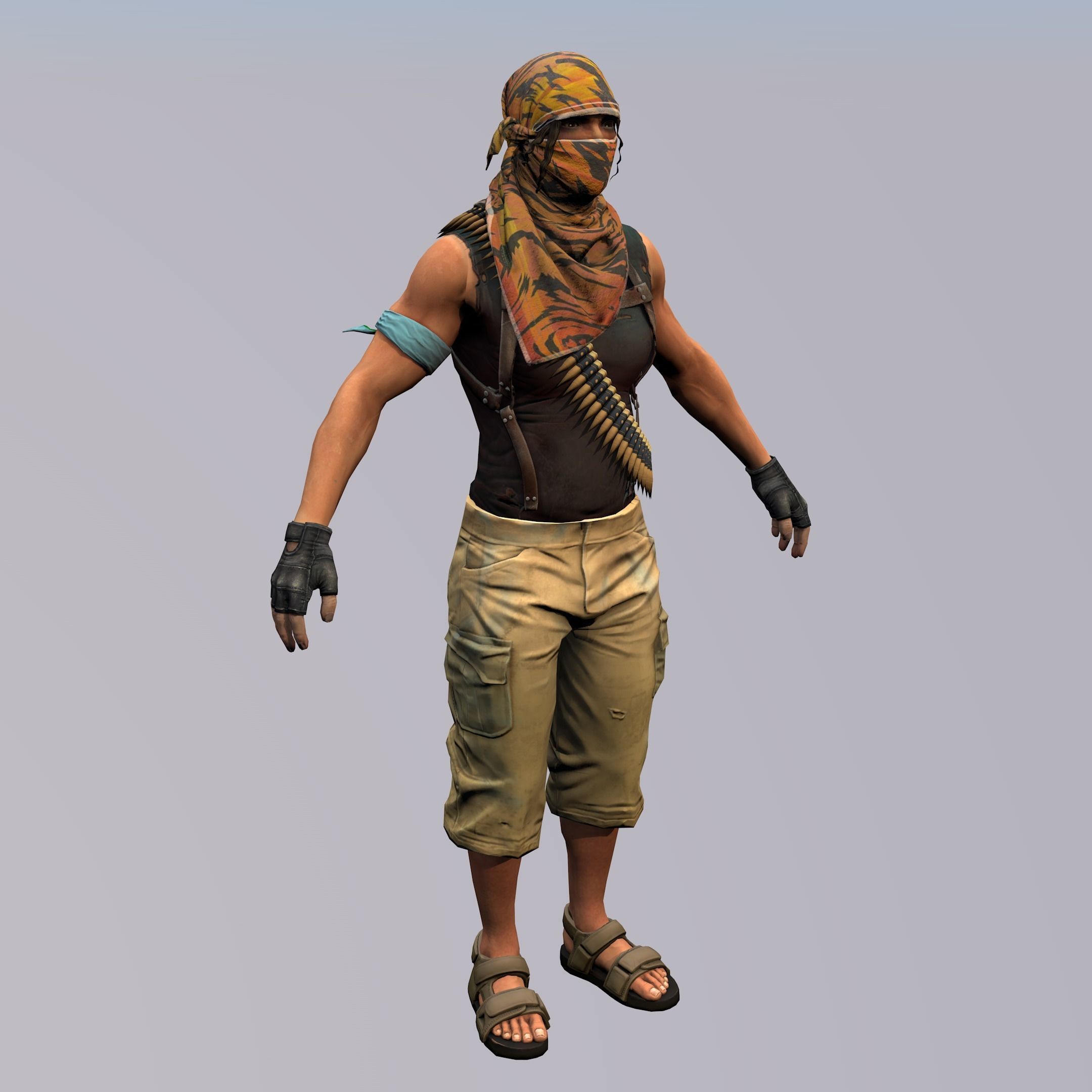 Agent from the game CSGO Hunter Aggressor 3D model_3