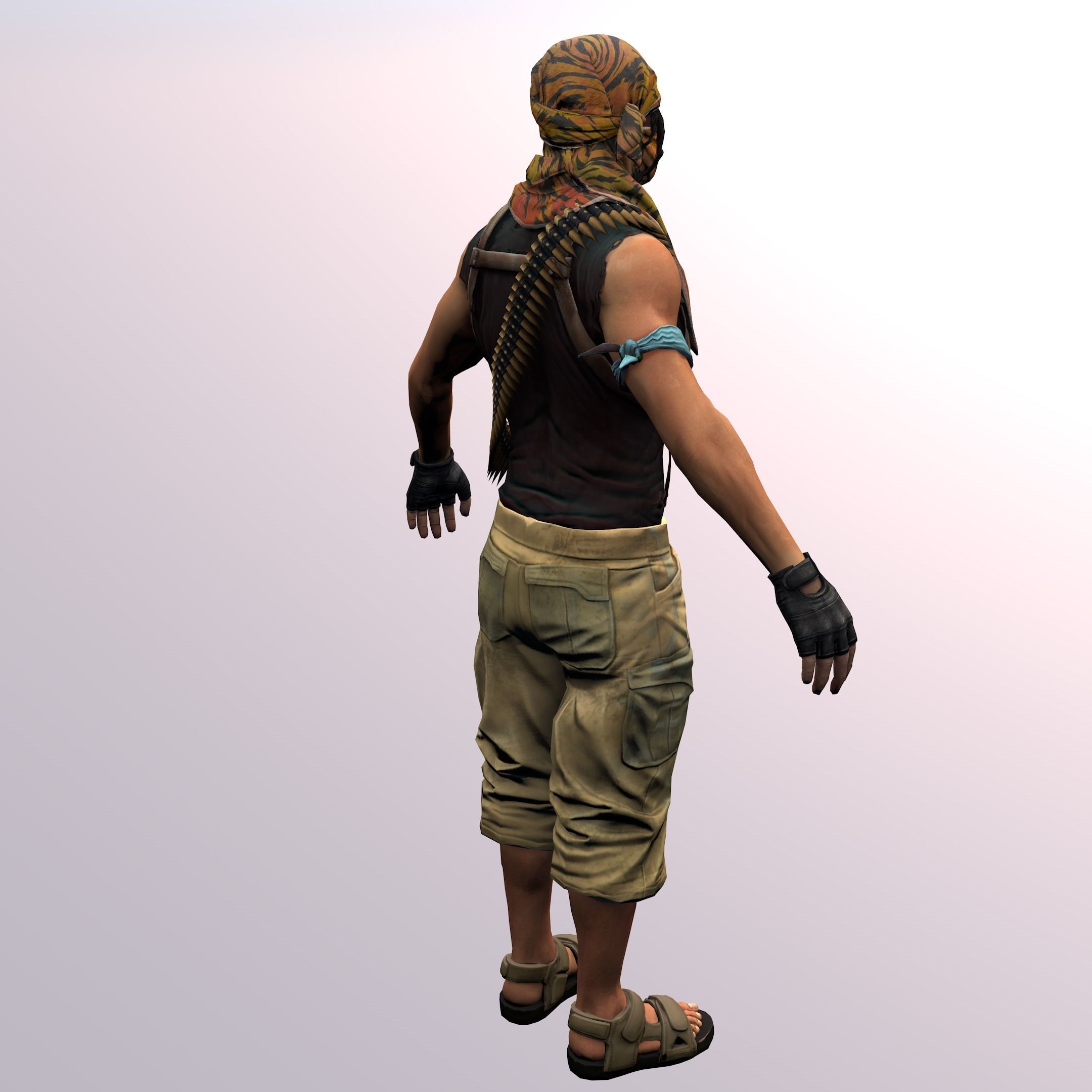 Agent from the game CSGO Hunter Aggressor 3D model_6