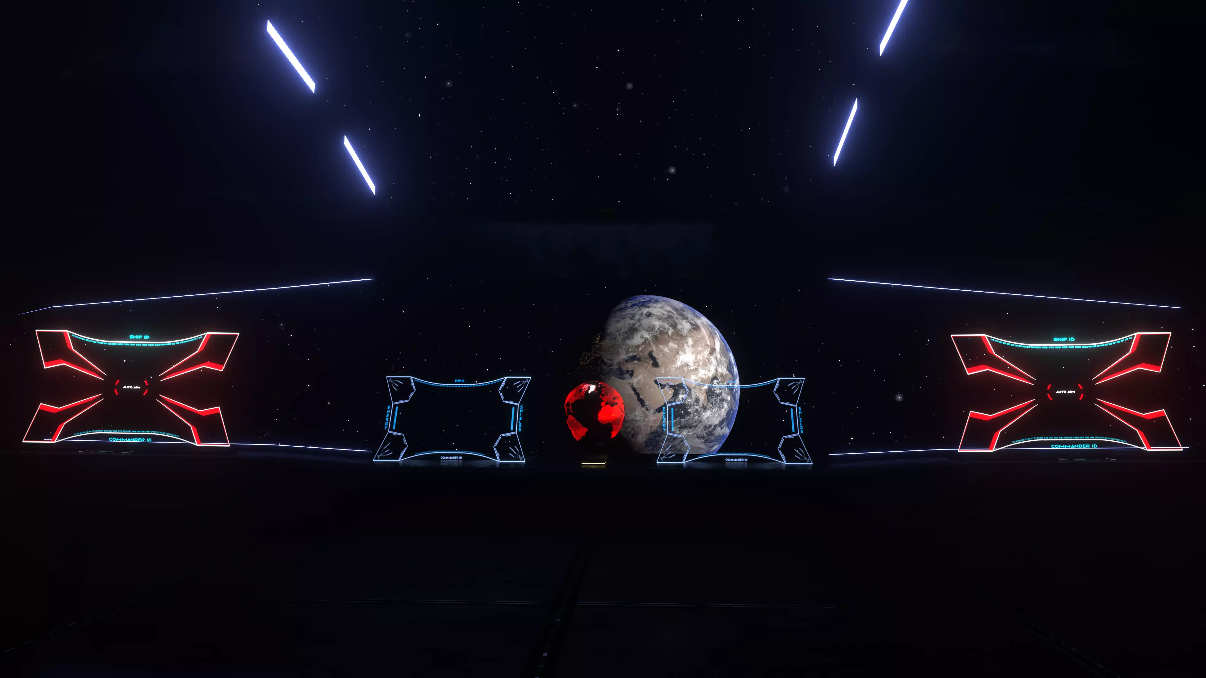 Star Wars Hangar Spaceship  Low-poly 3D model_0