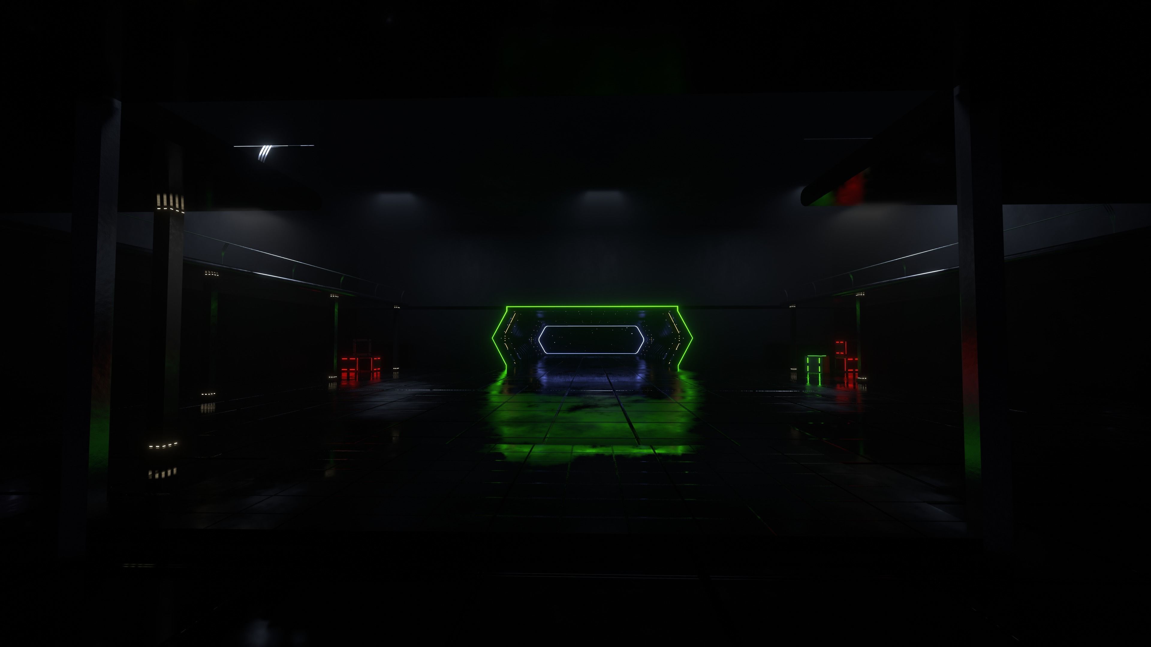 Star Wars Hangar Spaceship  Low-poly 3D model_20