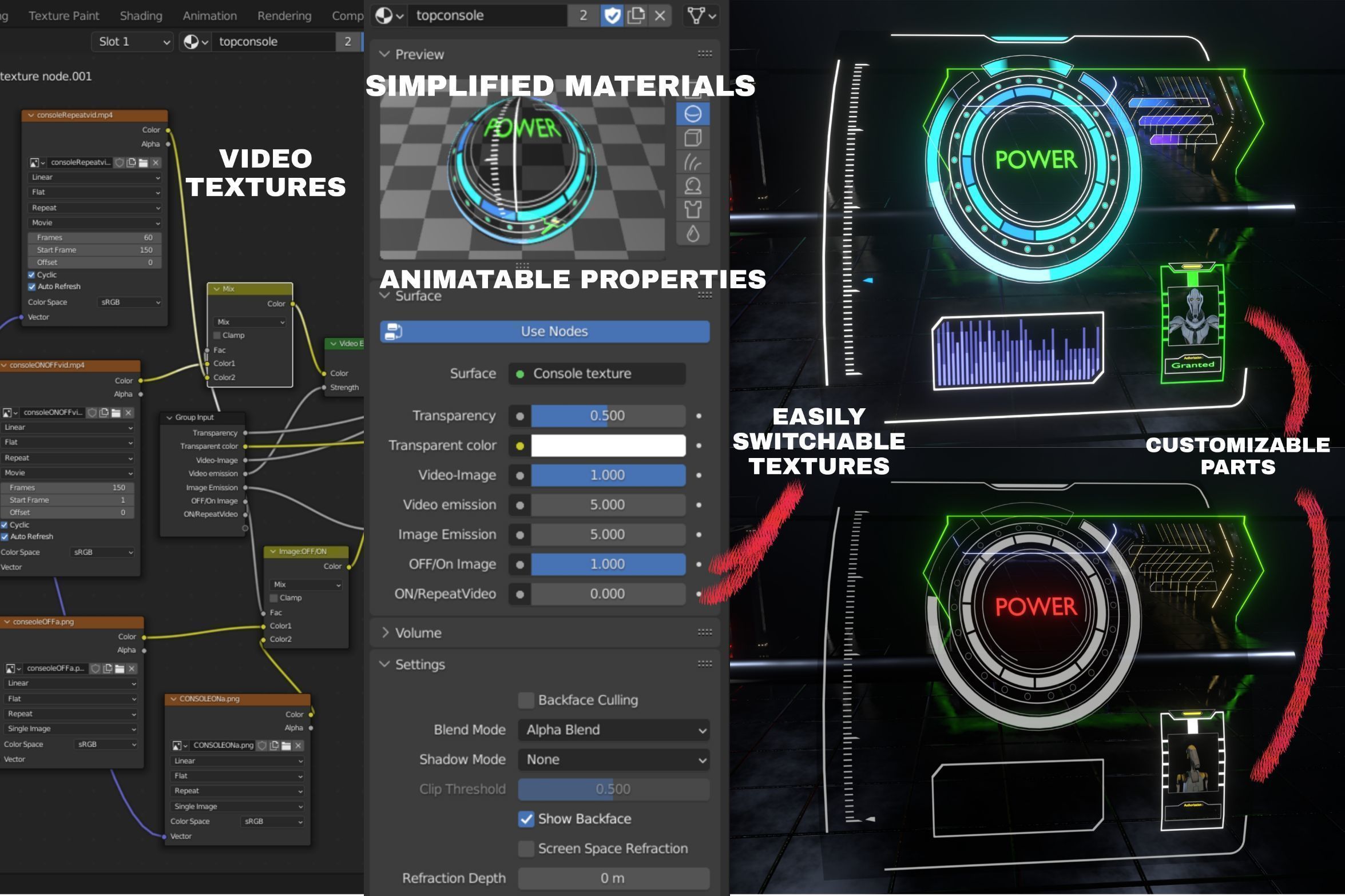 Star Wars Hangar Spaceship  Low-poly 3D model_14