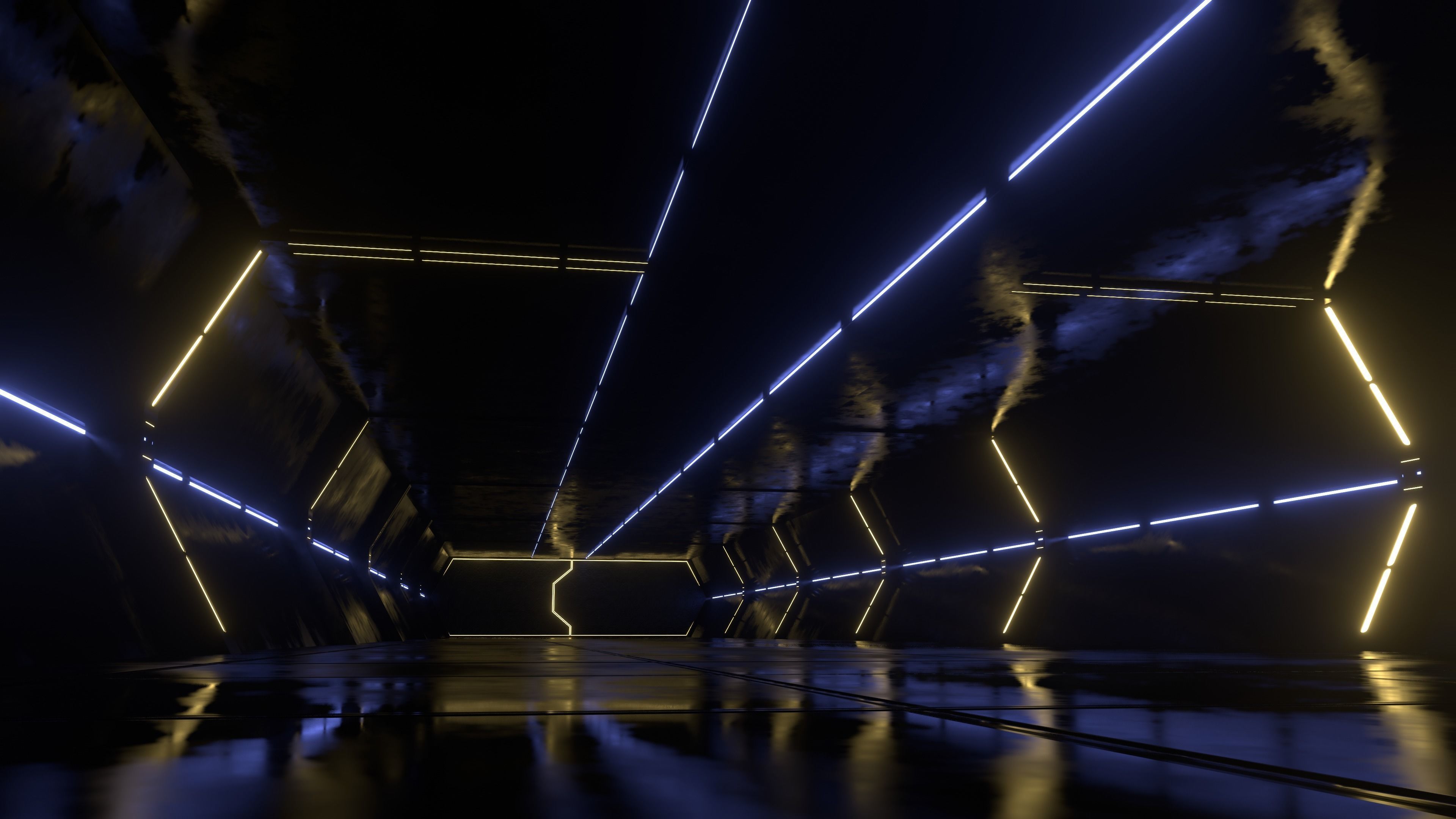 Star Wars Hangar Spaceship  Low-poly 3D model_9