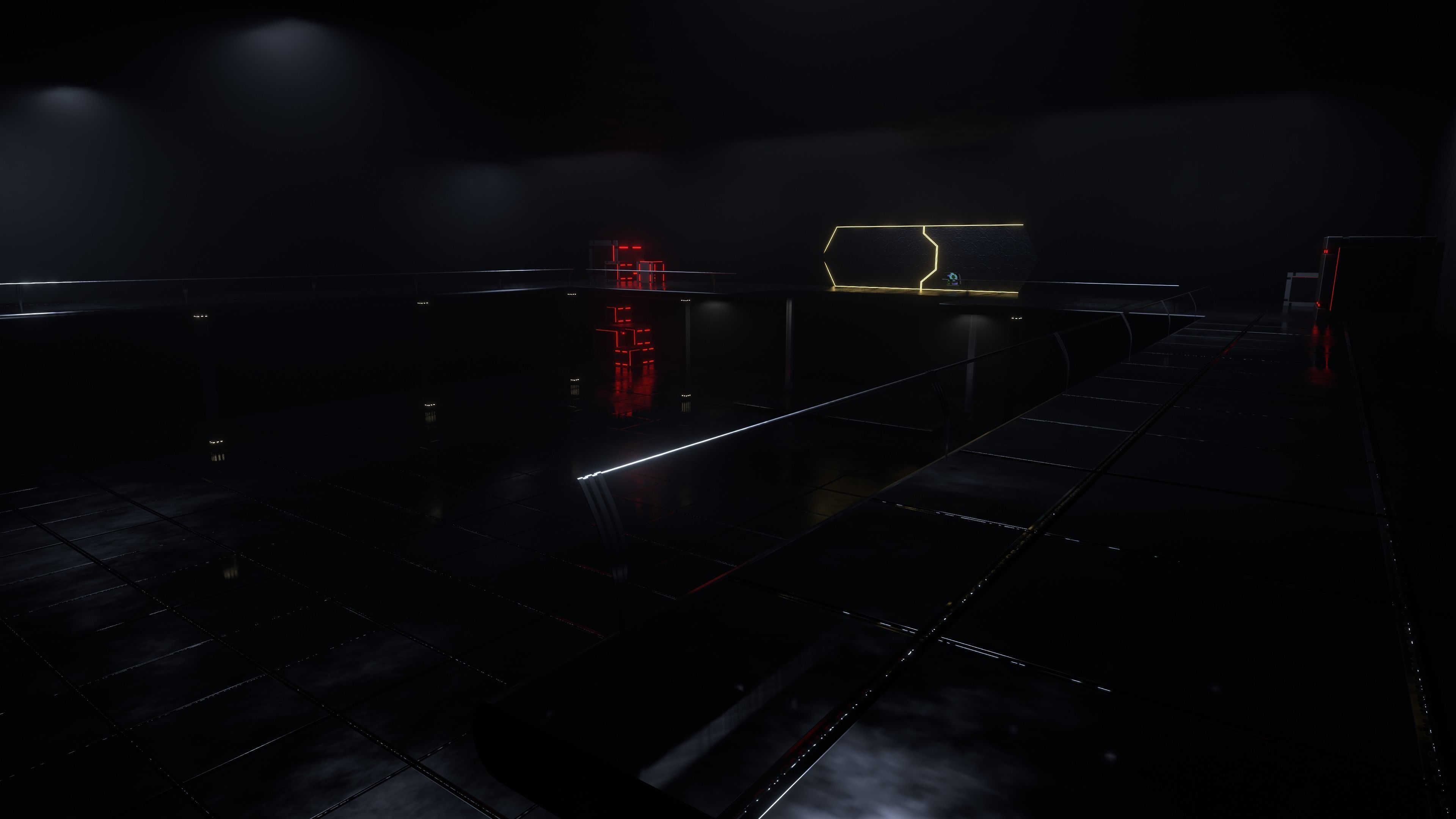 Star Wars Hangar Spaceship  Low-poly 3D model_16