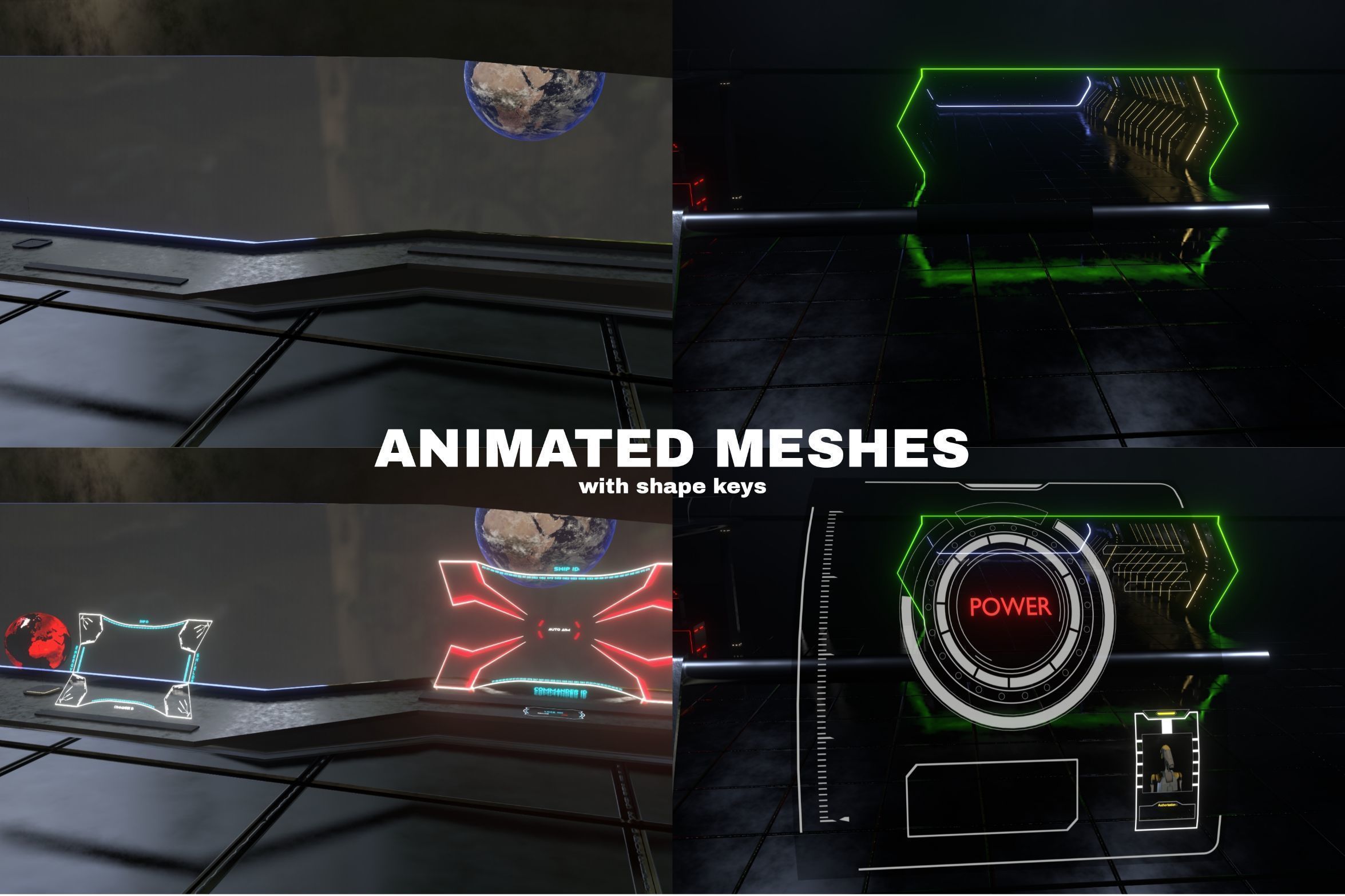 Star Wars Hangar Spaceship  Low-poly 3D model_12