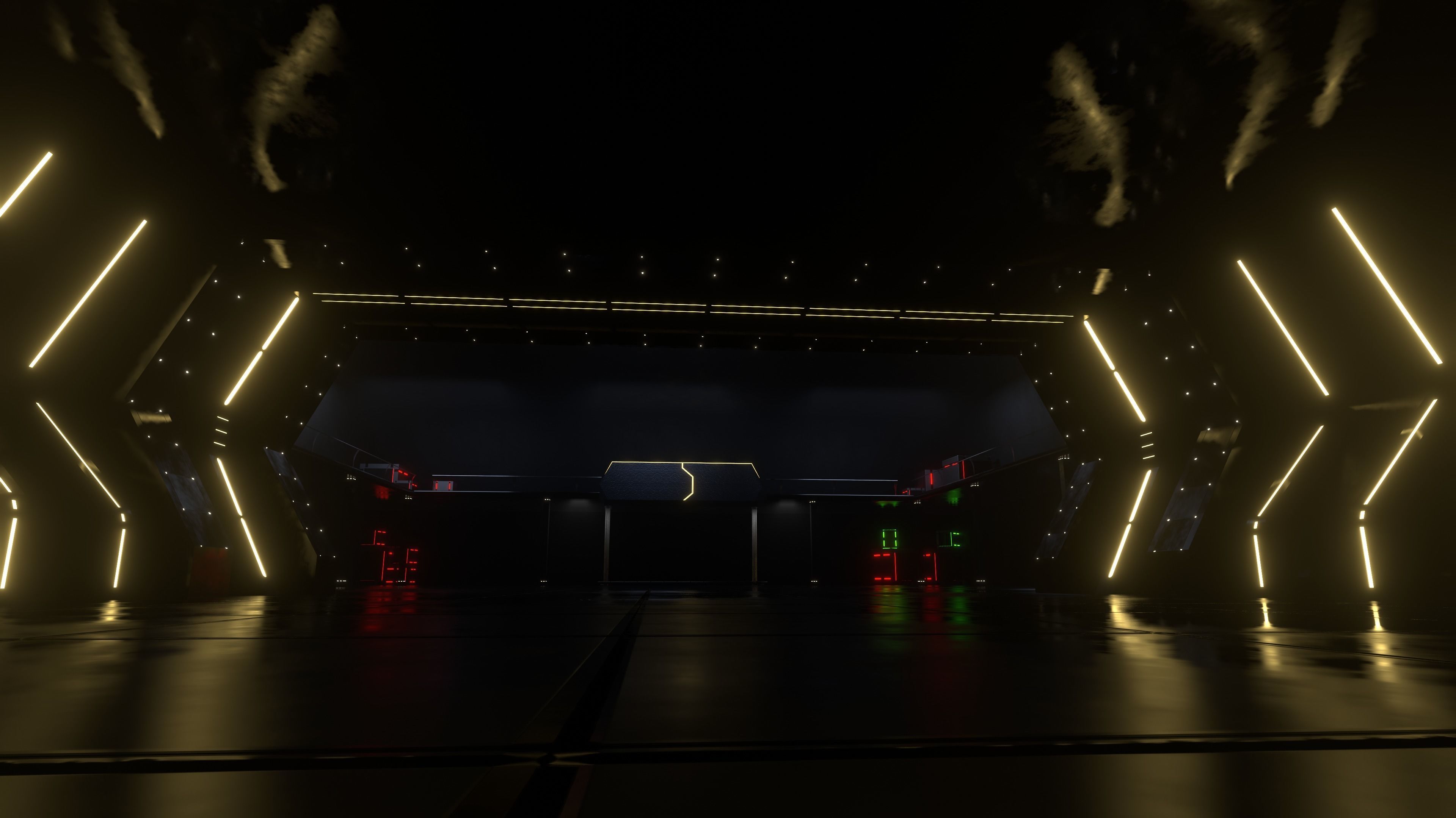 Star Wars Hangar Spaceship  Low-poly 3D model_24