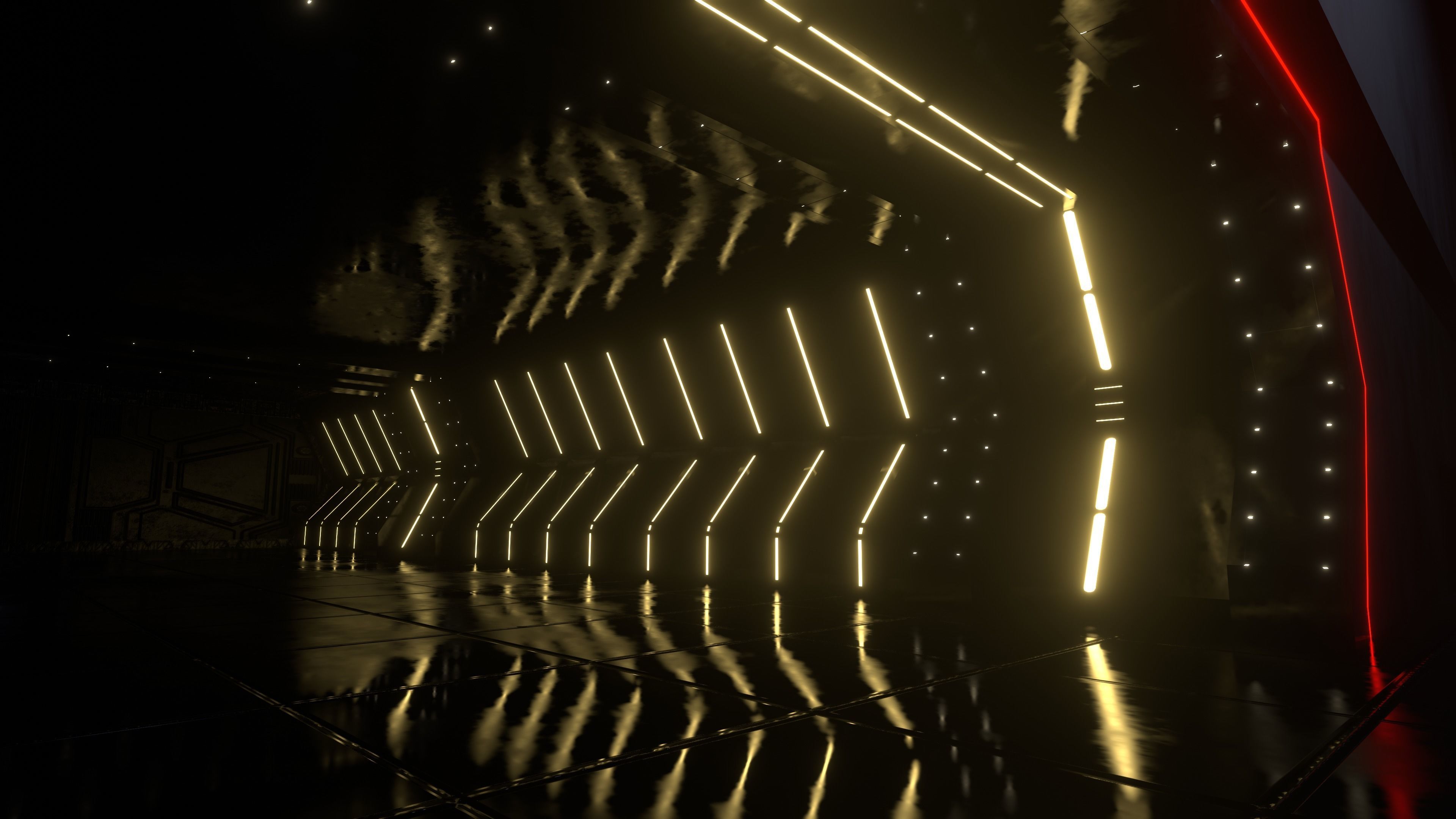 Star Wars Hangar Spaceship  Low-poly 3D model_23