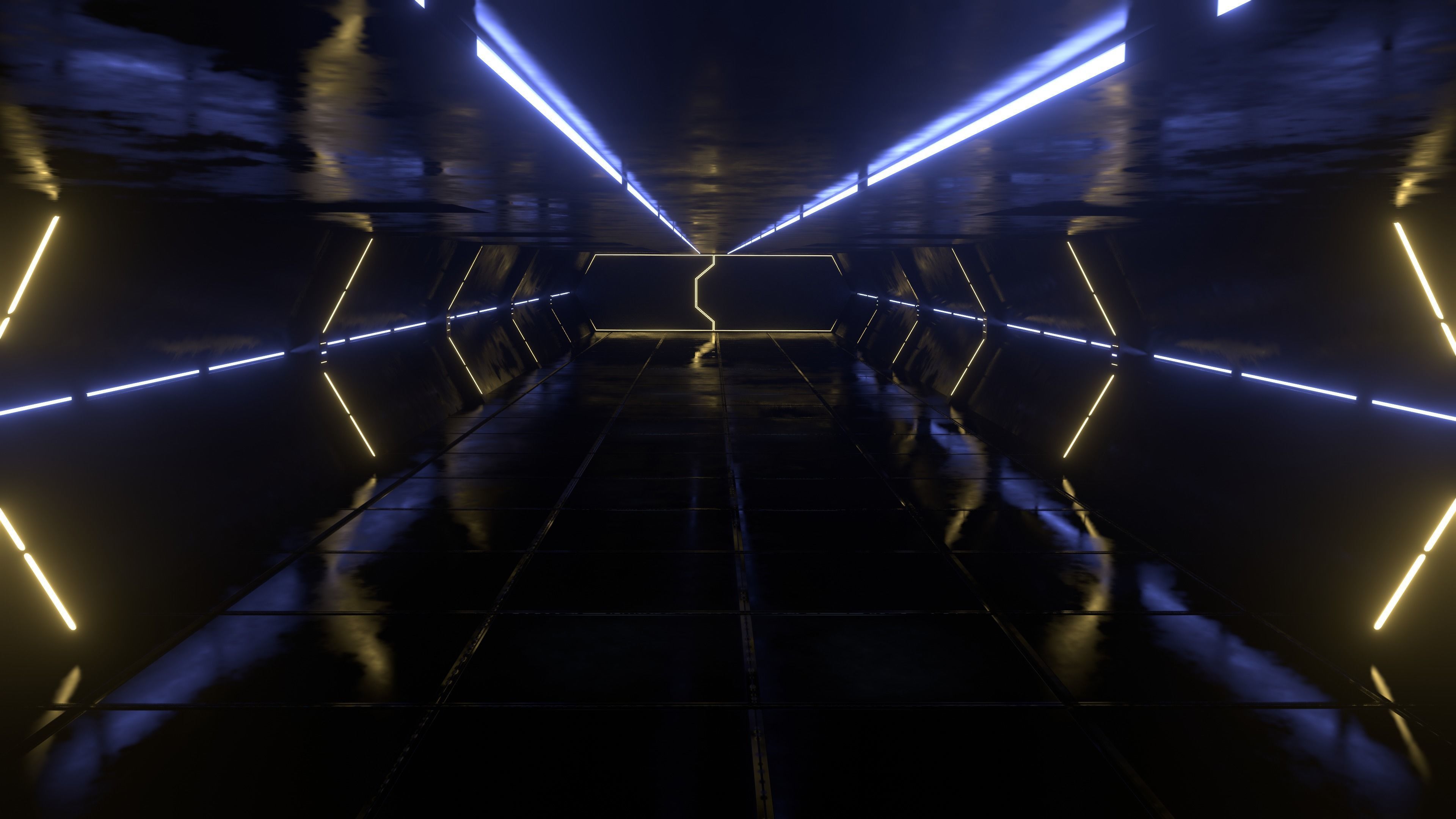 Star Wars Hangar Spaceship  Low-poly 3D model_10