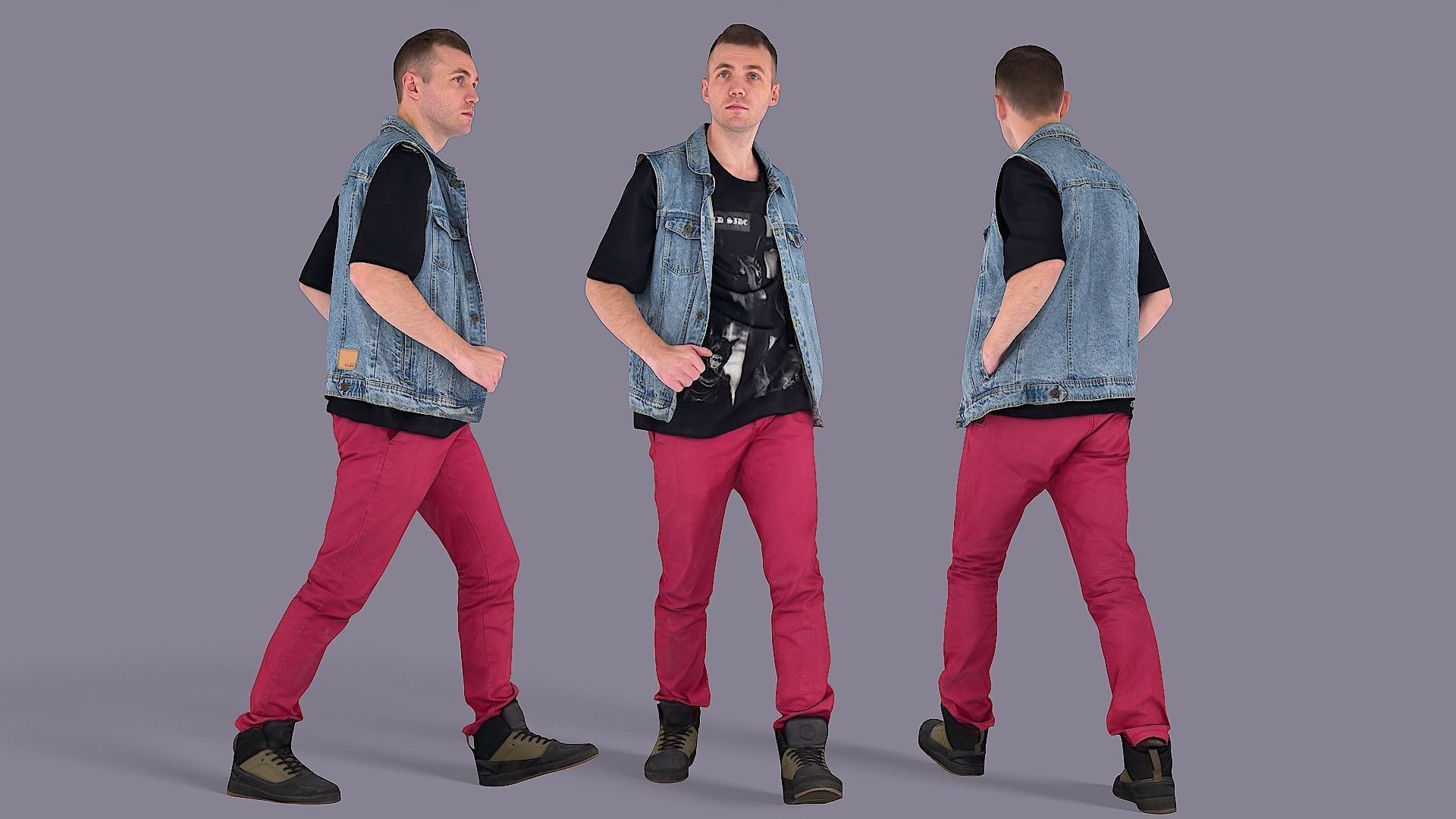 Swift Pedestrian 3D model_1