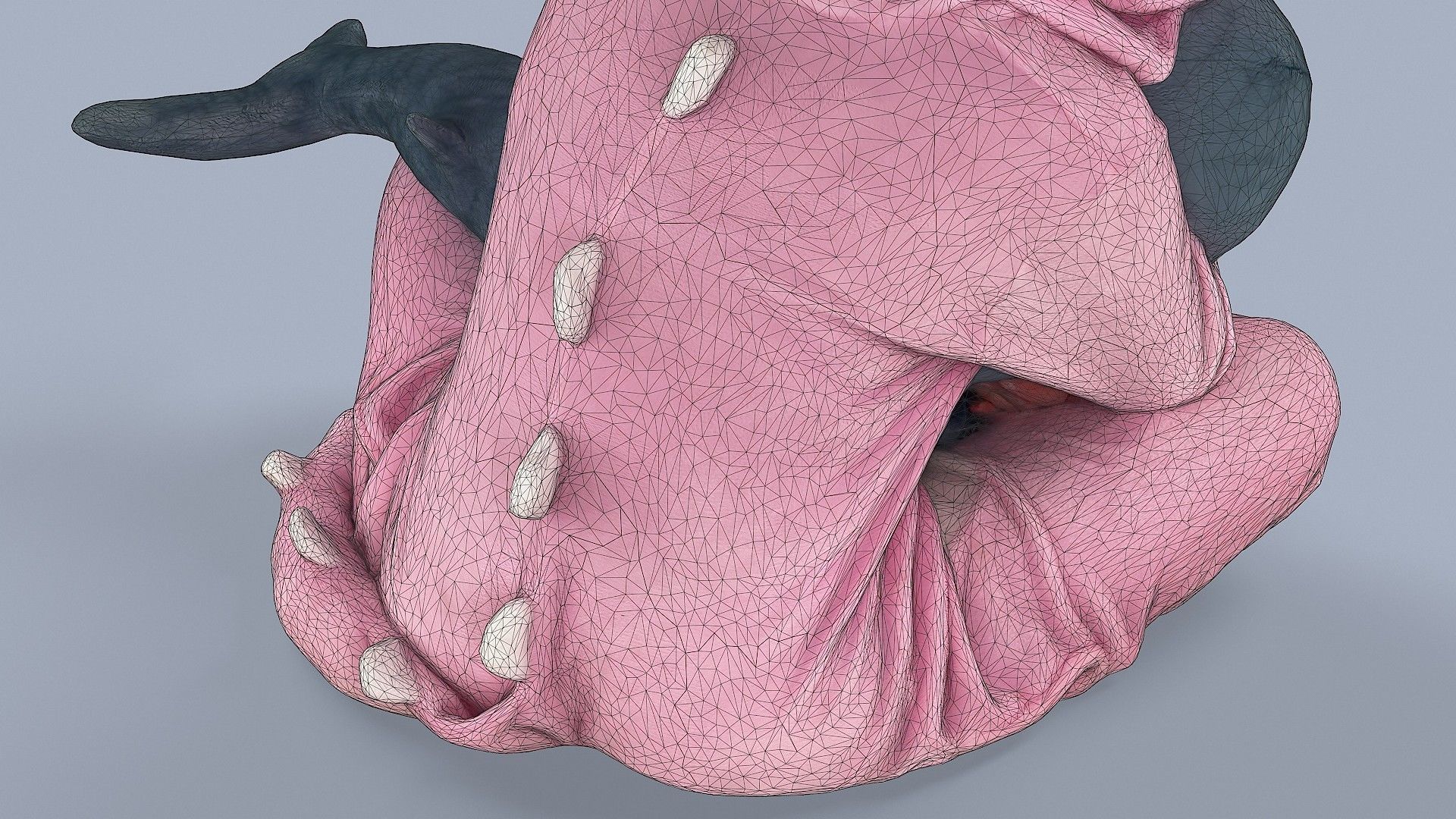 Cute Girl in Pajamas 3D model_16