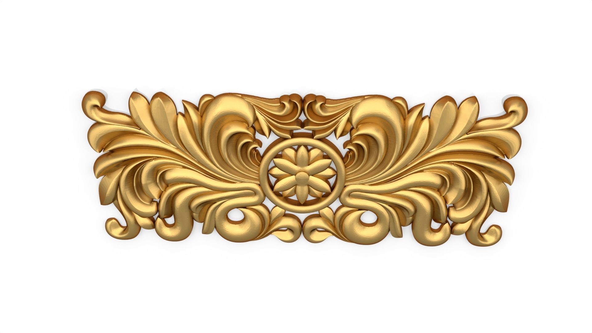 Classic decor ornament 94 3D model_4