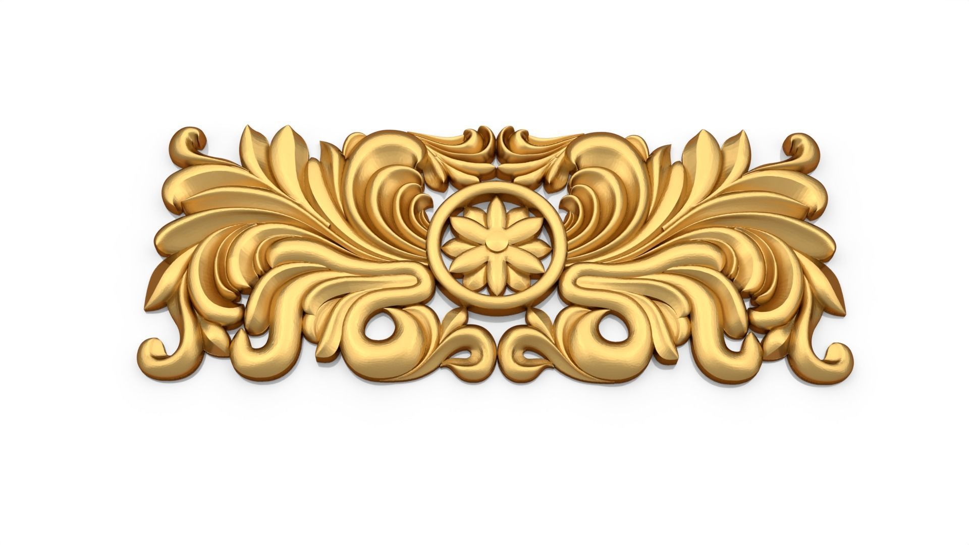 Classic decor ornament 94 3D model_3