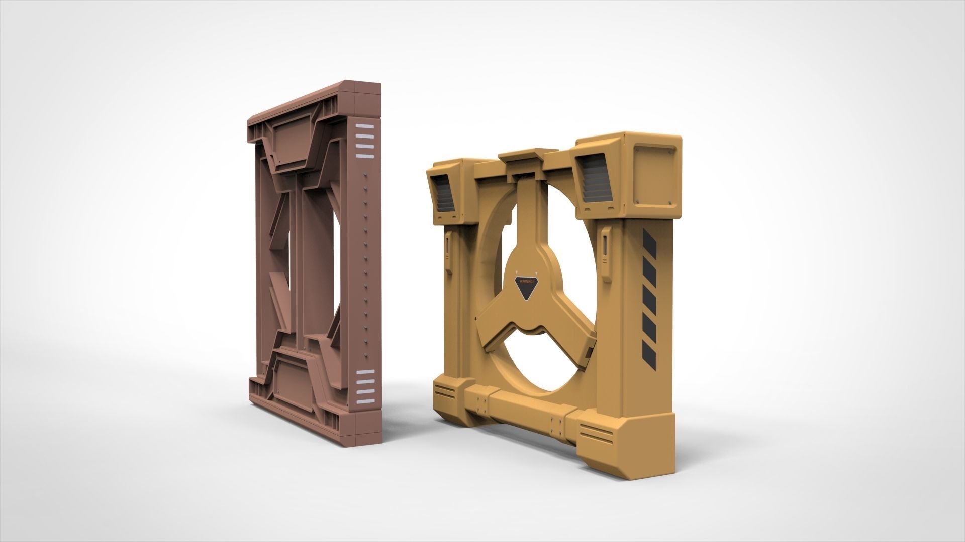 sci-fi Architecture kitbash 36 3D model_23