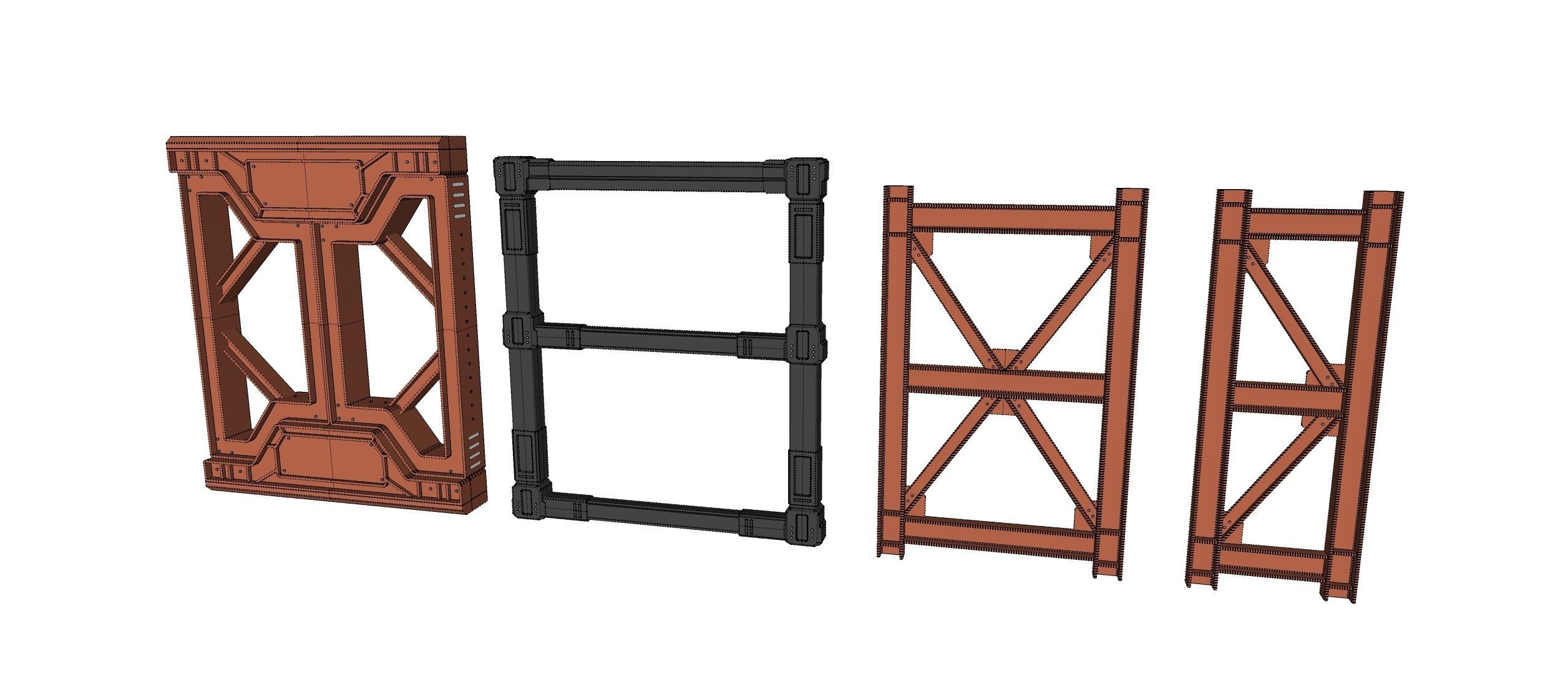 sci-fi Architecture kitbash 36 3D model_32