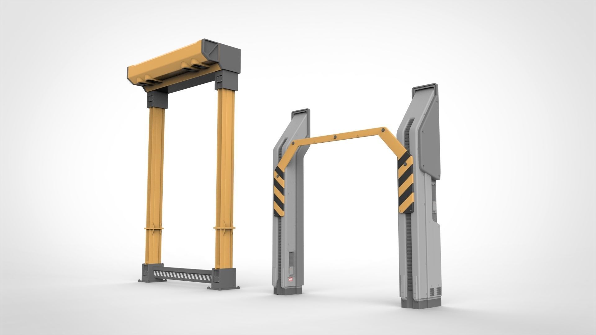 sci-fi Architecture kitbash 36 3D model_21